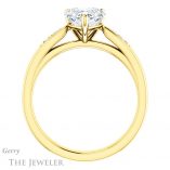 Heart Shaped Forever Brilliant Moissanite Engagement Ring #GTJ1232-heart-fb-y