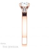 Round Cut Forever One Moissanite Engagement Ring #GTJ1232-round-fo-r 3 Round Cut Forever One Moissanite Engagement Ring #GTJ1232-round-fo-r