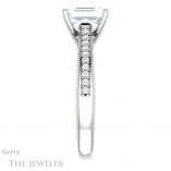 Emerald Cut Forever Brilliant Moissanite Engagement Ring #GTJ1238-emerald-fb-w