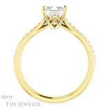 Princess Cut Forever One Moissanite Engagement Ring #GTJ1238-square-fo-y 2 Princess Cut Forever One Moissanite Engagement Ring #GTJ1238-square-fo-y