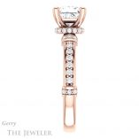 Princess Cut Forever One Moissanite Engagement Ring #GTJ1240-square-fo-r