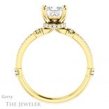 Princess Cut Forever One Moissanite Engagement Ring #GTJ1240-square-fo-y