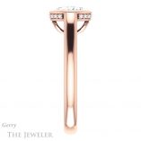 Cushion Cut Forever One Moissanite Engagement Ring #GTJ1242-cushion-fo-r