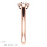 Emerald Cut Forever Brilliant Moissanite Engagement Ring #GTJ1242-emerald-fb-r
