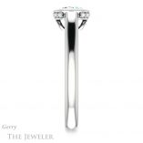 Emerald Cut Forever Brilliant Moissanite Engagement Ring #GTJ1242-emerald-fb-w