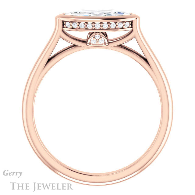 Marquise Cut Forever Brilliant Moissanite Engagement Ring #GTJ1242-marquise-fb-r