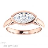 Marquise Cut Forever Brilliant Moissanite Engagement Ring #GTJ1242-marquise-fb-r