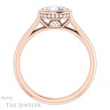 Round Cut Forever One Moissanite Engagement Ring #GTJ1242-round-fo-r 2 Round Cut Forever One Moissanite Engagement Ring #GTJ1242-round-fo-r