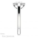 Princess Cut Forever One Moissanite Engagement Ring #GTJ1242-square-fo-w 3 Princess Cut Forever One Moissanite Engagement Ring #GTJ1242-square-fo-w