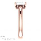 Emerald Cut Forever One Moissanite Engagement Ring #GTJ1243-emerald-fb-r 3 Emerald Cut Forever Brilliant Moissanite Engagement Ring #GTJ1243-emerald-fb-r