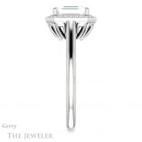 Emerald Cut Forever Brilliant Moissanite Engagement Ring #GTJ1247-emerald-fb-w