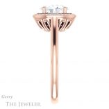 Oval Shaped Forever One Moissanite Engagement Ring #GTJ1247-oval-fo-r