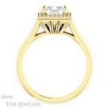 Princess Cut Forever One Moissanite Engagement Ring #GTJ1247-square-fo-y 2 Princess Cut Forever One Moissanite Engagement Ring #GTJ1247-square-fo-y