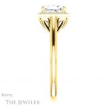 Princess Cut Forever One Moissanite Engagement Ring #GTJ1247-square-fo-y 3 Princess Cut Forever One Moissanite Engagement Ring #GTJ1247-square-fo-y