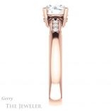 Round Cut Forever One Moissanite Engagement Ring #GTJ1249-round-fo-r 3 Round Cut Forever One Moissanite Engagement Ring #GTJ1249-round-fo-r