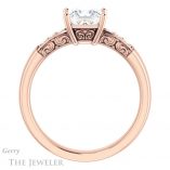 Princess Cut Forever One Moissanite Engagement Ring #GTJ1249-square-fo-r 2 Princess Cut Forever One Moissanite Engagement Ring #GTJ1249-square-fo-r