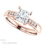 Princess Cut Forever One Moissanite Engagement Ring #GTJ1249-square-fo-r 5 Princess Cut Forever One Moissanite Engagement Ring #GTJ1249-square-fo-r