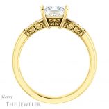 Princess Cut Forever One Moissanite Engagement Ring #GTJ1249-square-fo-y 2 Princess Cut Forever One Moissanite Engagement Ring #GTJ1249-square-fo-y