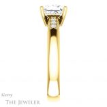 Princess Cut Forever One Moissanite Engagement Ring #GTJ1249-square-fo-y 3 Princess Cut Forever One Moissanite Engagement Ring #GTJ1249-square-fo-y