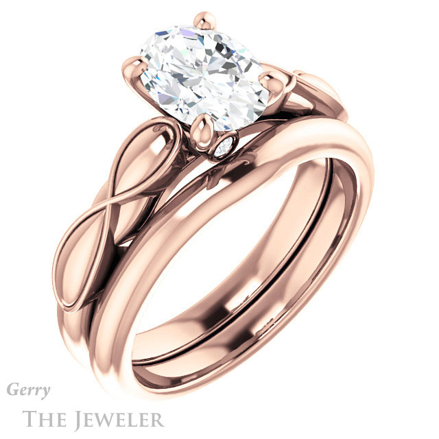 Oval Shaped Forever One Moissanite Engagement Ring #GTJ1250-oval-fo-r 6 Oval Shaped Forever One Moissanite Engagement Ring #GTJ1250-oval-fo-r