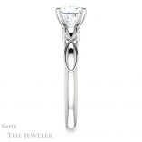Princess Cut Forever One Moissanite Engagement Ring #GTJ1250-square-fo-w
