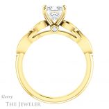 Princess Cut Forever One Moissanite Engagement Ring #GTJ1250-square-fo-y 2 Princess Cut Forever One Moissanite Engagement Ring #GTJ1250-square-fo-y