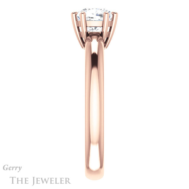 Cushion Cut Forever One Moissanite Engagement Ring #GTJ1251-cushion-fo-r 3 Cushion Cut Forever One Moissanite Engagement Ring #GTJ1251-cushion-fo-r