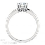 Cushion Cut Forever One Moissanite Engagement Ring #GTJ1251-cushion-fo-w 2 Cushion Cut Forever One Moissanite Engagement Ring #GTJ1251-cushion-fo-w