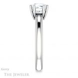 Cushion Cut Forever One Moissanite Engagement Ring #GTJ1251-cushion-fo-w 3 Cushion Cut Forever One Moissanite Engagement Ring #GTJ1251-cushion-fo-w