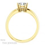 Cushion Cut Forever One Moissanite Engagement Ring #GTJ1251-cushion-fo-y 2 Cushion Cut Forever One Moissanite Engagement Ring #GTJ1251-cushion-fo-y