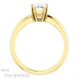 Emerald Cut Forever Brilliant Moissanite Engagement Ring #GTJ1251-emerald-fb-y