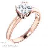 Princess Cut Forever One Moissanite Engagement Ring #GTJ1251-square-fo-r 4 Princess Cut Forever One Moissanite Engagement Ring #GTJ1251-square-fo-r