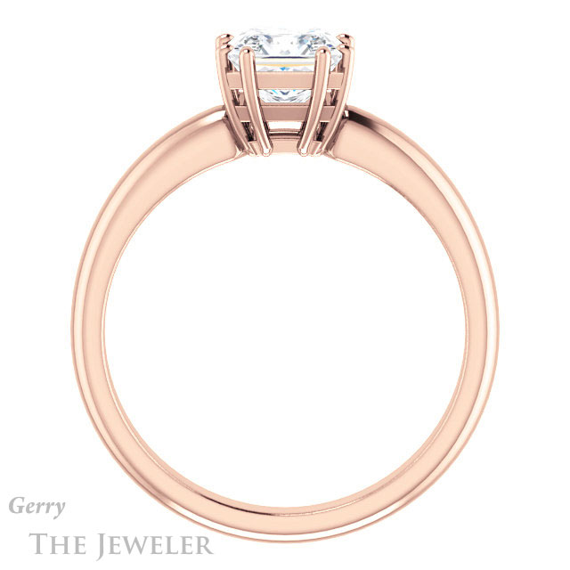 Princess Cut Forever One Moissanite Engagement Ring #GTJ1251-square-fo-r 2 Princess Cut Forever One Moissanite Engagement Ring #GTJ1251-square-fo-r