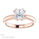 Princess Cut Forever One Moissanite Engagement Ring #GTJ1251-square-fo-r 1 Princess Cut Forever One Moissanite Engagement Ring #GTJ1251-square-fo-r