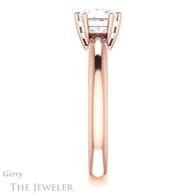 Princess Cut Forever One Moissanite Engagement Ring #GTJ1251-square-fo-r 3 Princess Cut Forever One Moissanite Engagement Ring #GTJ1251-square-fo-r