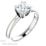 Princess Cut Forever One Moissanite Engagement Ring #GTJ1251-square-fo-w