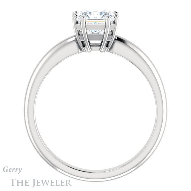 Princess Cut Forever One Moissanite Engagement Ring #GTJ1251-square-fo-w
