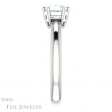 Princess Cut Forever One Moissanite Engagement Ring #GTJ1251-square-fo-w