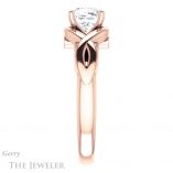 Cushion Cut Forever One Moissanite Engagement Ring #GTJ1255-cushion-fo-r 3 Cushion Cut Forever One Moissanite Engagement Ring #GTJ1255-cushion-fo-r