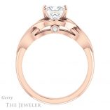 Princess Cut Forever One Moissanite Engagement Ring #GTJ1255-square-fo-r