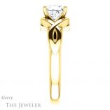 Princess Cut Forever One Moissanite Engagement Ring #GTJ1255-square-fo-y