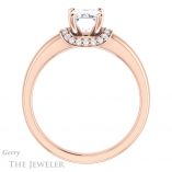 Emerald Cut Forever Brilliant Moissanite Engagement Ring #GTJ1261-emerald-fb-r