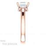 Emerald Cut Forever Brilliant Moissanite Engagement Ring #GTJ1261-emerald-fb-r