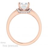 Princess Cut Forever One Moissanite Engagement Ring #GTJ1261-square-fo-r
