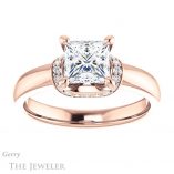 Princess Cut Forever One Moissanite Engagement Ring #GTJ1261-square-fo-r