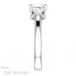 Princess Cut Forever One Moissanite Engagement Ring #GTJ1261-square-fo-w 3 Princess Cut Forever One Moissanite Engagement Ring #GTJ1261-square-fo-w