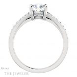 Cushion Cut Forever One Moissanite Engagement Ring #GTJ1262-cushion-fo-w
