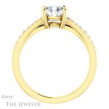 Cushion Cut Forever One Moissanite Engagement Ring #GTJ1262-cushion-fo-y 2 Cushion Cut Forever One Moissanite Engagement Ring #GTJ1262-cushion-fo-y