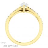 Marquise Cut Forever Brilliant Moissanite Engagement Ring #GTJ1262-marquise-fb-y