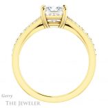 Princess Cut Forever One Moissanite Engagement Ring #GTJ1262-square-fo-y 2 Princess Cut Forever One Moissanite Engagement Ring #GTJ1262-square-fo-y